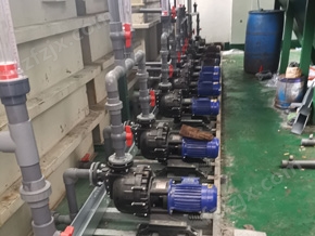 浓硫酸输送泵废水提升案例