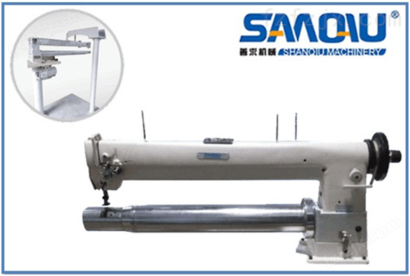 新型长臂筒式综合送料双针缝纫机 SQ-4431-D