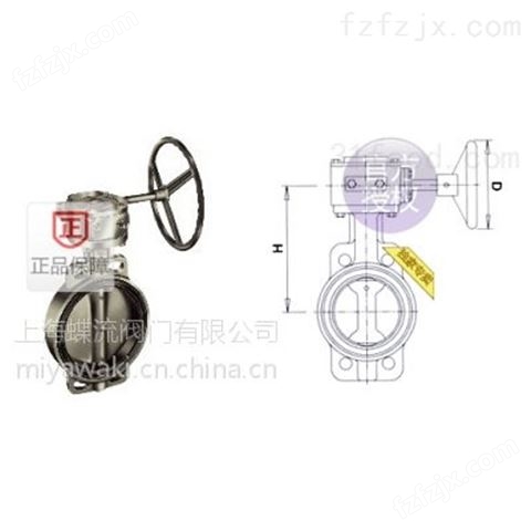 中国台湾RING-10K对夹式_FIG.090A/B涡轮蝶阀
